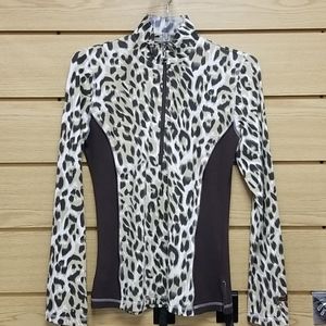Leopard print long sleeve shirt